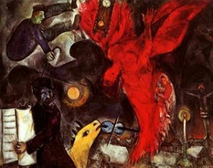 Chagall - A queda de um anjo