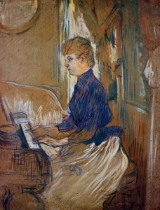 Piano_ToulouseLautrec_at-the-piano-madame-juliette-pascal-in-the-salon-of-the-chateau-de-malrome-1896