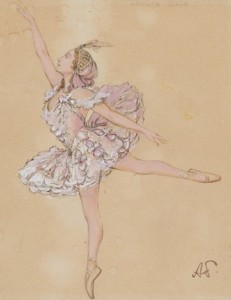Bailarina lilas - Alexandre Benois