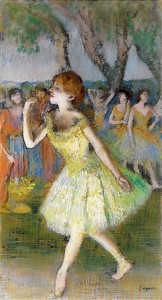 "Danseuse jaune", de Edgar Degas