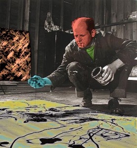 Pollock pintando2